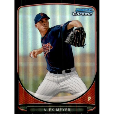 2013 Bowman Chrome Prospects Black Refractors #BCP80 Alex Meyer