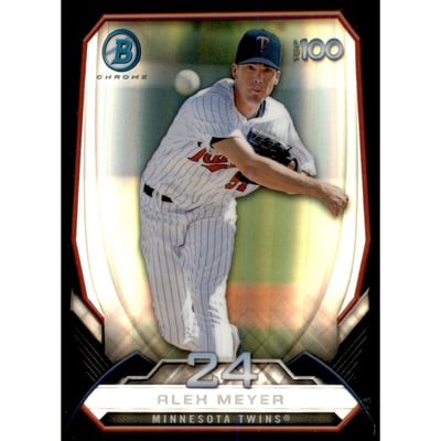 2014 Bowman Chrome Top 100 Prospects Die Cut Refractors #BTP24 Alex Meyer