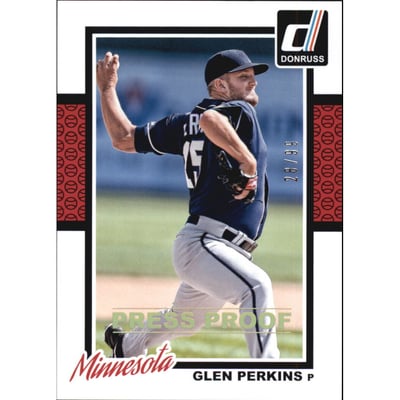 2014 Donruss Press Proofs Gold #167 Glen Perkins