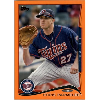 2014 Topps Factory Set Orange Border #518 Chris Parmelee