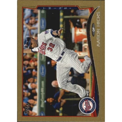 2014 Topps Mini Gold #12 Aaron Hicks