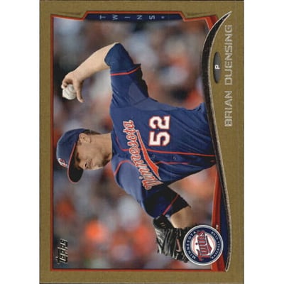 2014 Topps Mini Gold #488 Brian Duensing