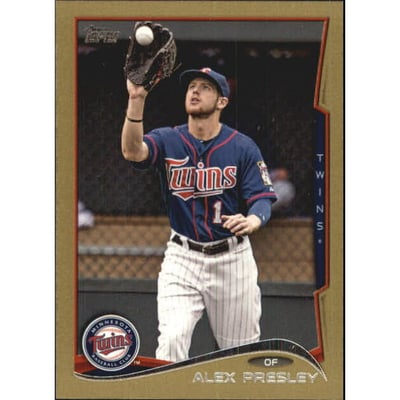 2014 Topps Mini Gold #624 Alex Presley