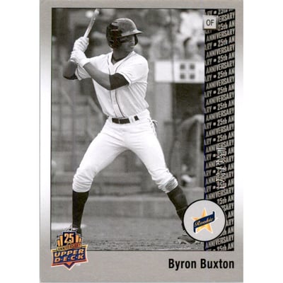 2014 Upper Deck 25th Anniversary Silver #117 Byron Buxton 89