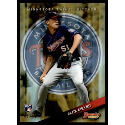 2015 Bowman's Best Gold Refractors #44 Alex Meyer