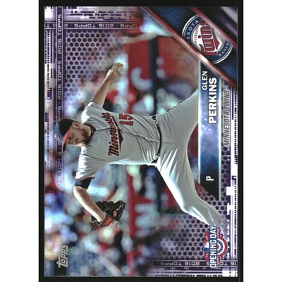 2016 Topps Opening Day Toys R Us Purple Foil #OD140 Glen Perkins