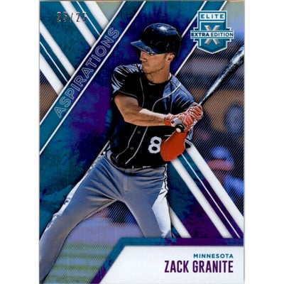 2017 Elite Extra Edition Aspirations Tie Dye #154 Zack Granite