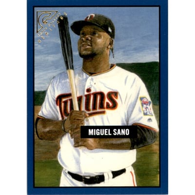 2017 Topps Gallery Heritage Blue #H18 Miguel Sano