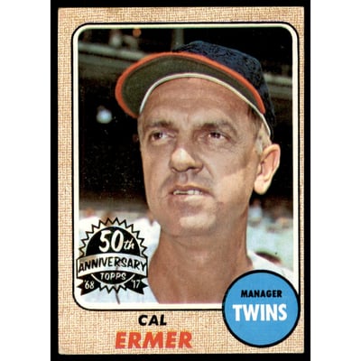 2017 Topps Heritage '68 Topps Buybacks #206 Cal Ermer MG