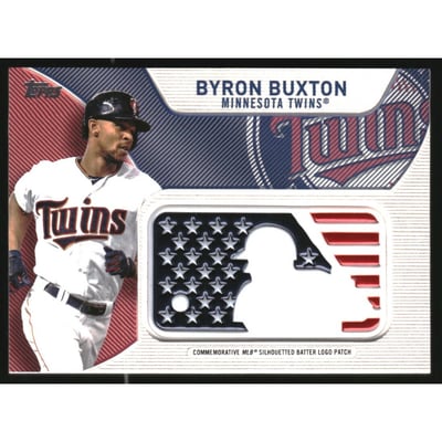 2017 Topps Independence Day MLB Logo Patch #IDMLBB Byron Buxton