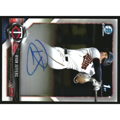 2018 Bowman Chrome Draft Autographs #CDARJ Ryan Jeffers