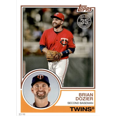 2018 Topps 5x7 '83 Topps #8326 Brian Dozier