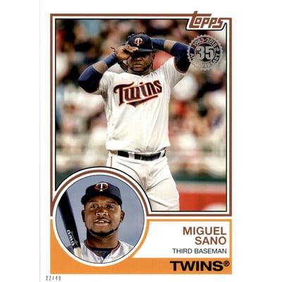 2018 Topps 5x7 '83 Topps #8337 Miguel Sano
