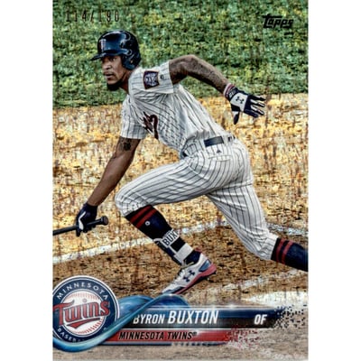 2018 Topps Factory Set Foilboard #127 Byron Buxton