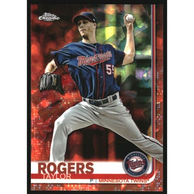 2019 Topps Chrome Sapphire Orange #453 Taylor Rogers