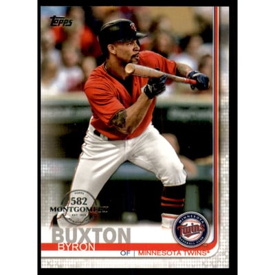 2019 Topps Factory Set 582 Montgomery #158 Byron Buxton