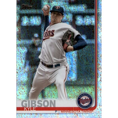 2019 Topps Factory Set Sparkle Foil #597 Kyle Gibson