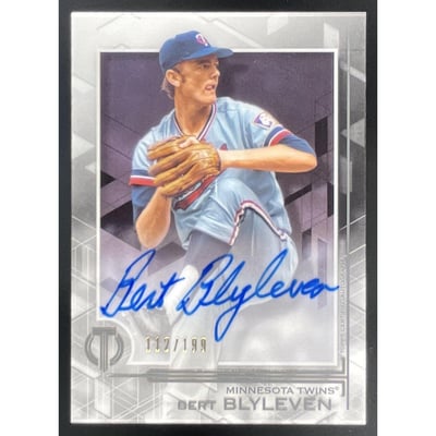 2019 Topps Tribute Autographs #TABBL Bert Blyleven /199