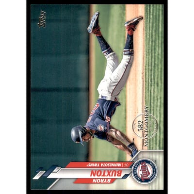 2020 Topps Factory Set 582 Montgomery Club #526 Byron Buxton
