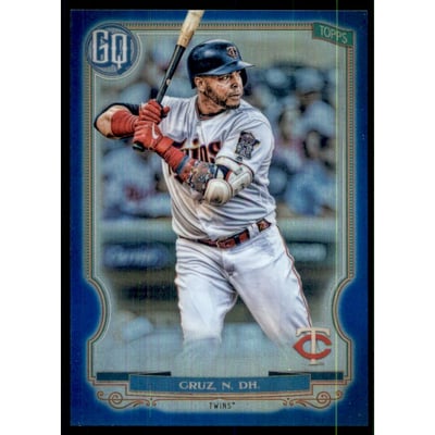 2020 Topps Gypsy Queen Chrome Box Toppers Blue Refractors #107 Nelson Cruz