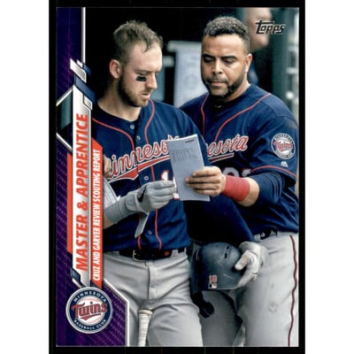 2020 Topps Meijer Purple #18 Master and Apprentice/Nelson Cruz/Mitch Garver