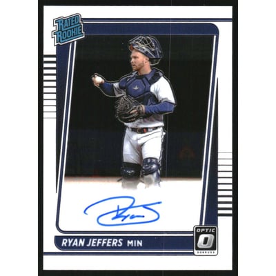 2021 Donruss Optic Rated Rookies Signatures #26 Ryan Jeffers