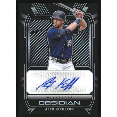 2021 Panini Obsidian Autographs #16 Alex Kirilloff