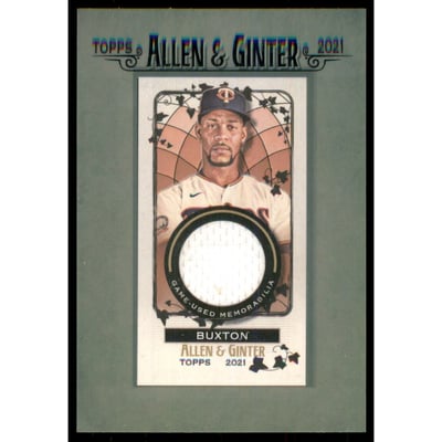 2021 Topps Allen and Ginter Mini Framed Relics #MFRBB Byron Buxton