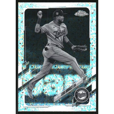 2021 Topps Chrome Black and White Mini-Diamond Refractors #124 Luis Arraez