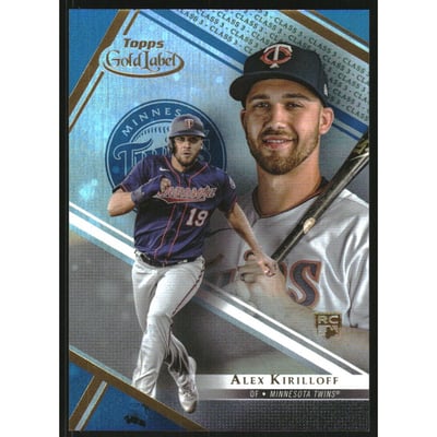 2021 Topps Gold Label Class 3 Blue #86 Alex Kirilloff