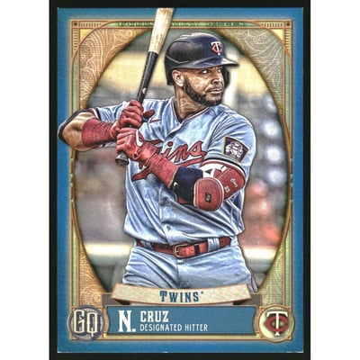 2021 Topps Gypsy Queen Blue #59 Nelson Cruz