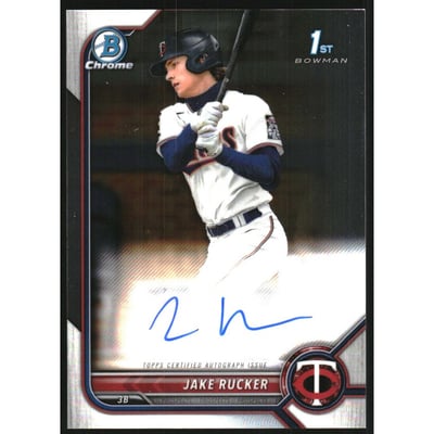 2022 Bowman Chrome Prospect Autographs #CPAJRK Jake Rucker