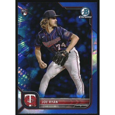 2022 Bowman Chrome Sapphire #8 Joe Ryan RC