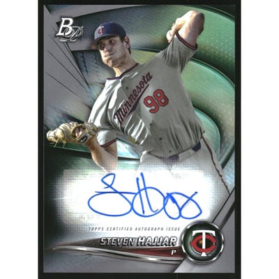 2022 Bowman Platinum Top Prospects Autographs #TOP85 Steven Hajjar