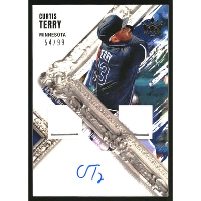 2022 Diamond Kings DK Material Signatures Gold #2 Curtis Terry