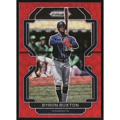 2022 Panini Prizm Prizms Red Wave #87 Byron Buxton