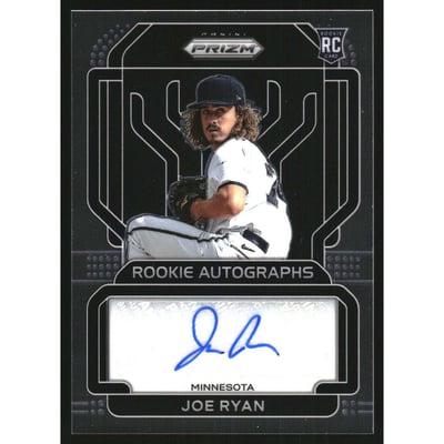 2022 Panini Prizm Rookie Autographs #21 Joe Ryan