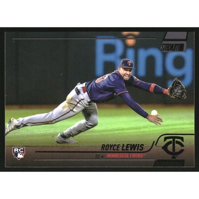 2022 Stadium Club Black Foil #57 Royce Lewis