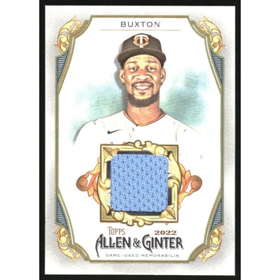 2022 Topps Allen and Ginter Relics #AGRBBB Byron Buxton