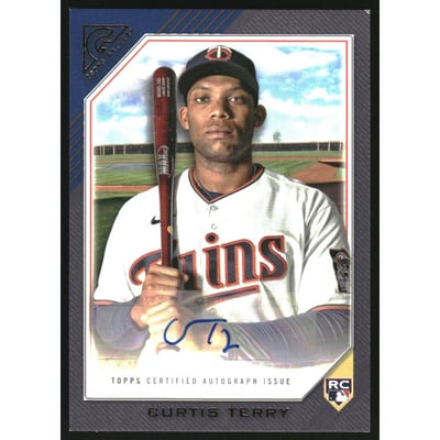 2022 Topps Gallery Rookie Autographs #RACT Curtis Terry