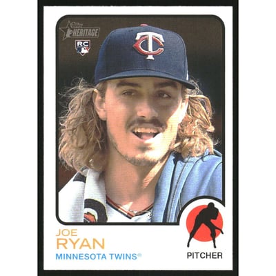 2022 Topps Heritage Image Variations #370 Joe Ryan HN