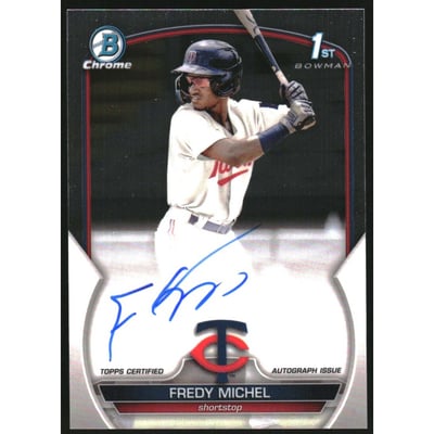 2023 Bowman Chrome Prospect Autographs #CPAFM Fredy Michel