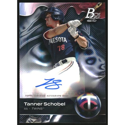 2023 Bowman Platinum Top Prospects Autographs #TOP2 Tanner Schobel