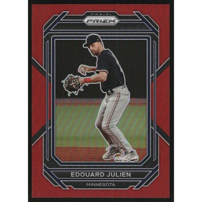 2023 Panini Prizm Prizms Red #70 Edouard Julien