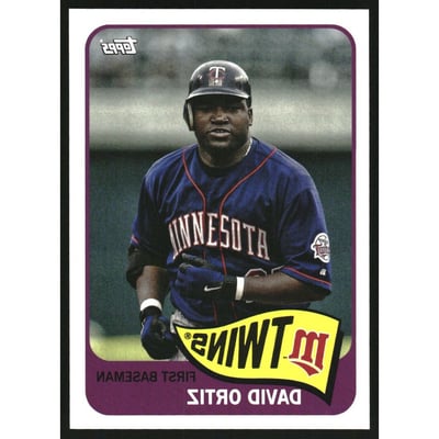 2023 Topps Archives '65 Topps Inverted Variations #161 David Ortiz