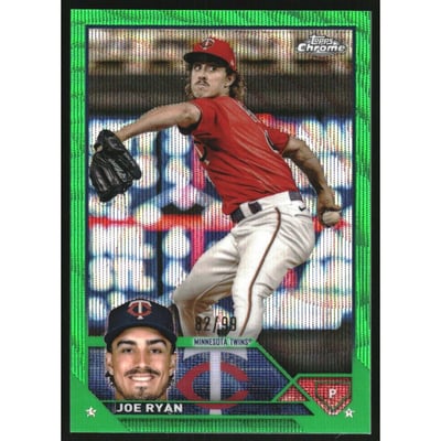 2023 Topps Chrome Green Wave Refractors #37 Joe Ryan