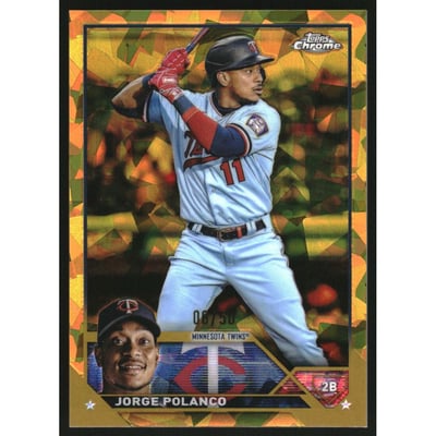 2023 Topps Chrome Sapphire Gold Refractors #515 Jorge Polanco