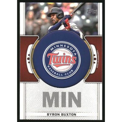 2023 Topps Team Logo Commemorative Patch #TLPBBX Byron Buxton