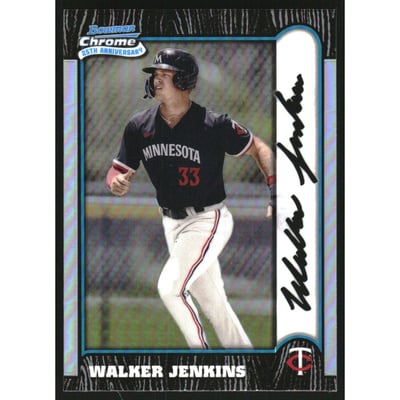 2024 Bowman Chrome '99 Bowman Chrome 25th Anniversary #BC2525 Walker Jenkins