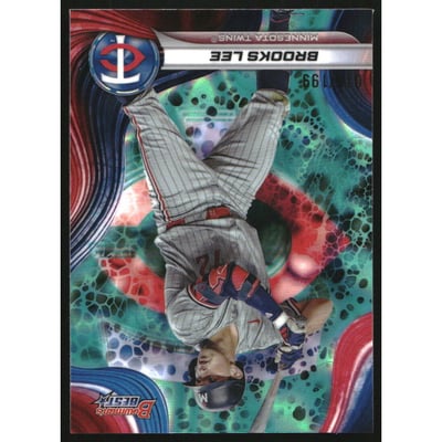 2024 Bowman's Best Top Prospects Aqua Lava Refractors #TP12 Brooks Lee